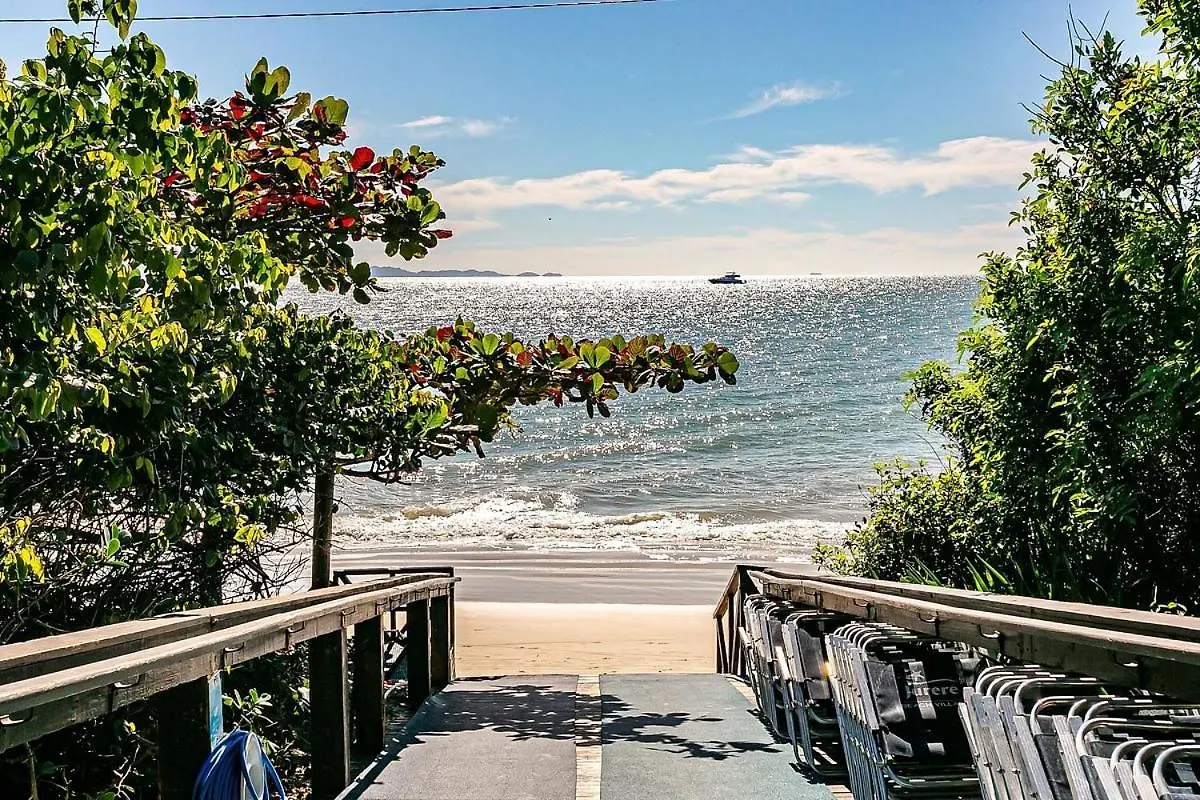 Florianópolis Pe Na Areia No Hotel Jurere Beach Village البرازيل