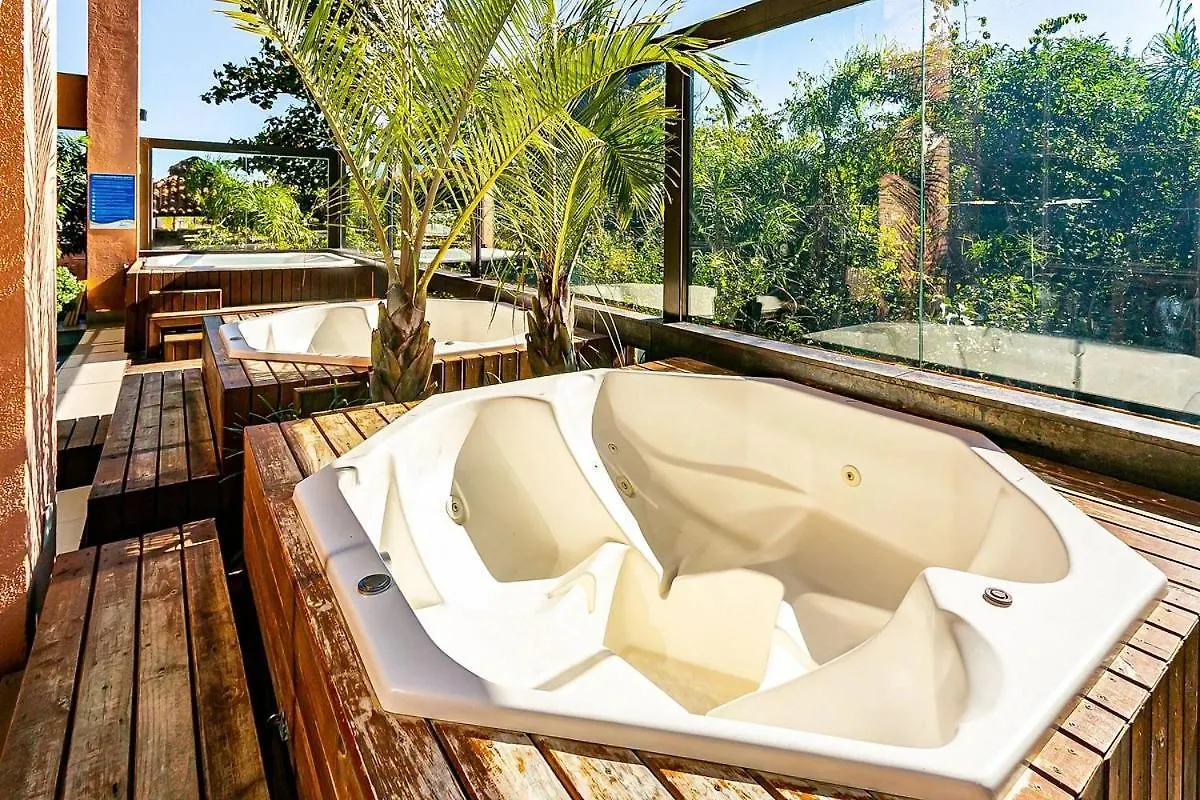 Florianópolis Pe Na Areia No Hotel Jurere Beach Village شقة فندقية