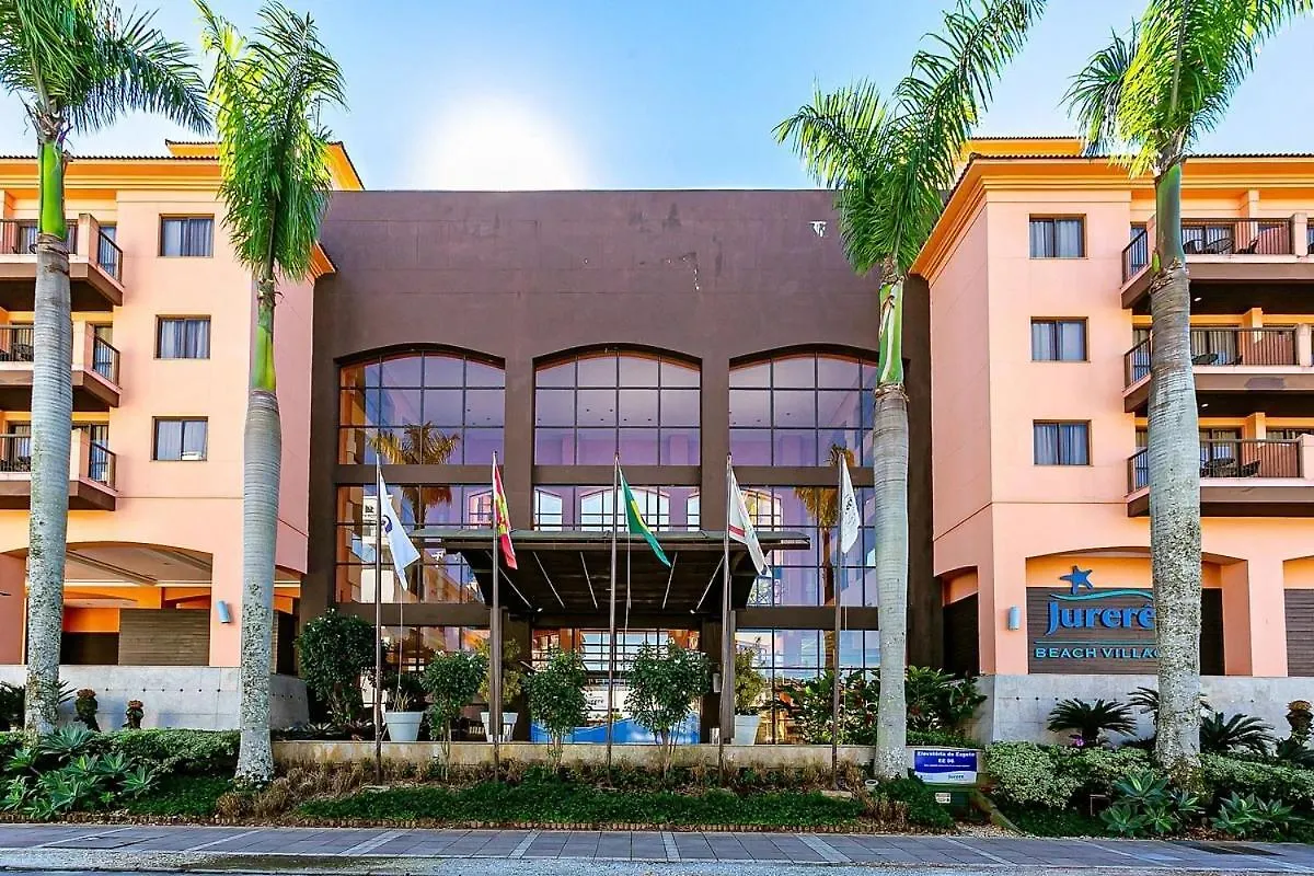 Florianópolis Pe Na Areia No Hotel Jurere Beach Village شقة فندقية